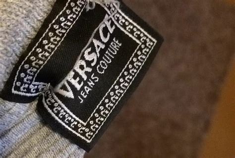 fake versace jeans couture clothing labels|versace clothing label.